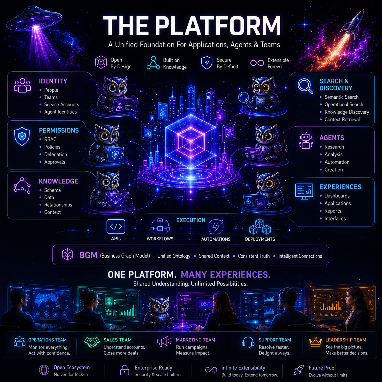 Operational ontology system infographic